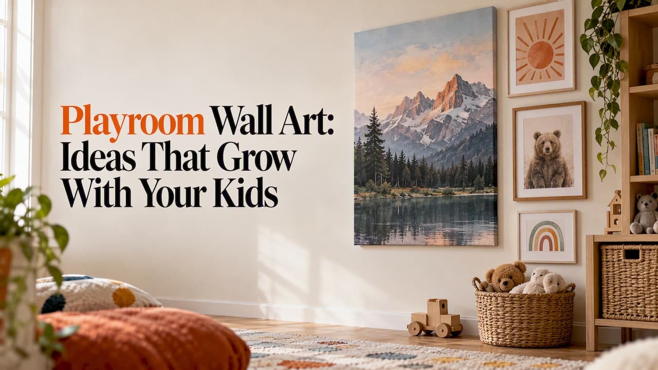 Playroom Wall Art: Ideas That Grow With Your Kids