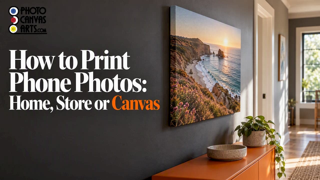 How to Print Phone Photos: Home, Store or Canvas