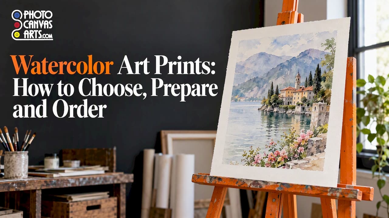 Watercolor Art Prints: How to Choose, Prepare and Order