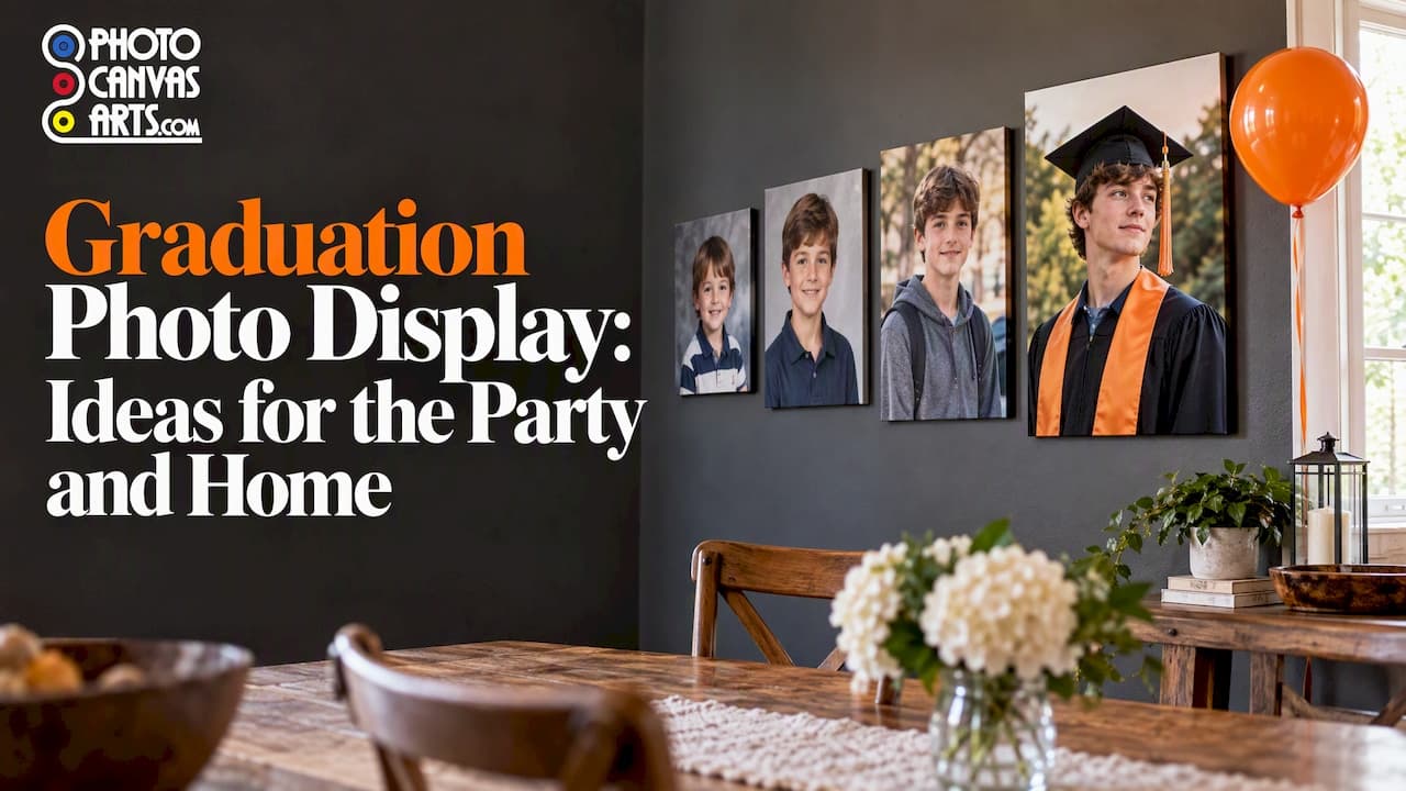 Graduation Photo Display: Ideas for the Party and Home