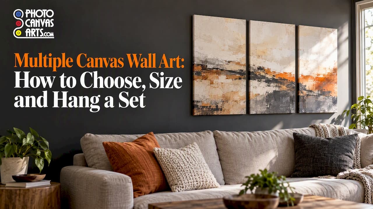 Multiple Canvas Wall Art: How to Choose, Size and Hang a Set